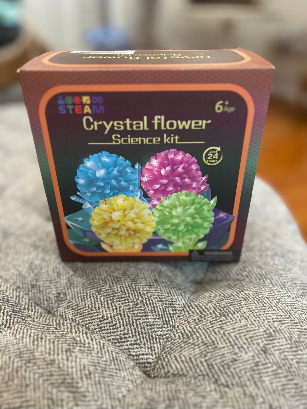 Crystal Flower Science Kit for Kids - Colorful DIY STEM Activity- NEW in box